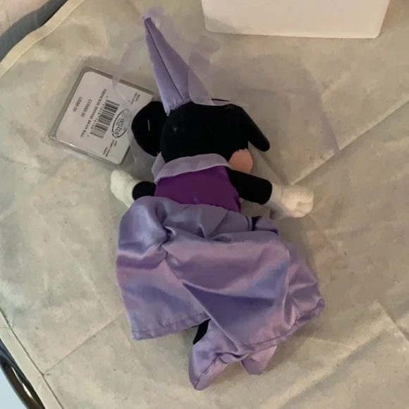 Sale! Disney Store Princess Minnie Mouse Bean Bag Plush, 9” Tall, Original Tag - Picture 2 of 10